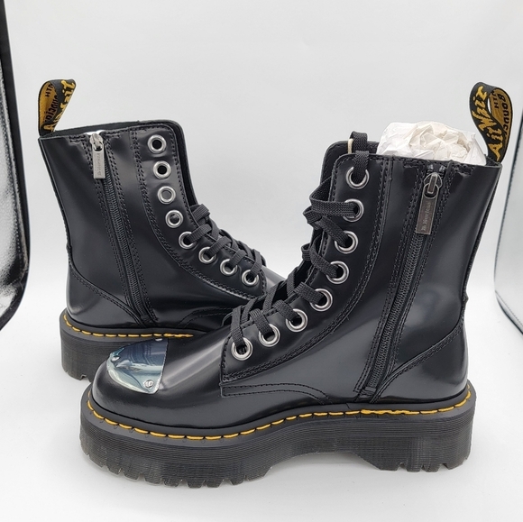 Dr. Martens Jadon Boots Alt Black Buttero NWT #2616 - Picture 5 of 16